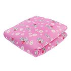 Одеяло детское ситцевое, размер 110х140 см, цвет розовый (арт. 15-2СШ) - Фото 1