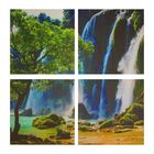 Картина модульная на подрамнике "Красивый водопад" 4шт-30х30  60*60 см - Фото 1