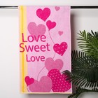 Полотенце махровое Sweet Love, 50х90, хл 100%, 420 гр/м - Фото 1