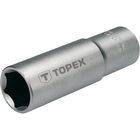 Головка сменная 6-гранная длинная TOPEX, 1/2", 19 мм - Фото 1