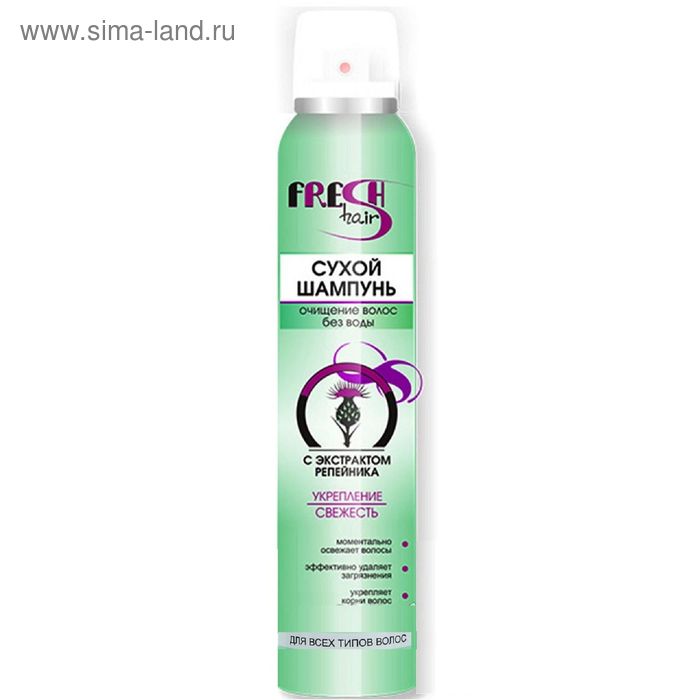 Сухой шампунь для волос ВITЭКС Fresh Hair с экстрактом репейника, 200 мл - Фото 1