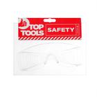 Очки защитные Top Tools, прозрачные, усиленные - Фото 3