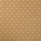 Бумага упаковочная крафт "Горох", белый на коричневом, 70 см х 8,5 м - Фото 2
