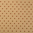 Бумага упаковочная крафт "Горох", коричневый на коричневом, 70 см х 8,5 м - Фото 2