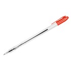 Ручка шариковая СТАММ "VeGa", узел 0.7 мм, стержень 152 мм, чернила красные на масляной основе - Фото 2