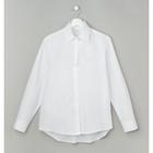 Рубашка женская полуприлегающая, размер 40-42, белый, хлопок 100% - Фото 1