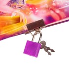 Записная книжка на замочке А6, «Мои секретики», 50 листов, Рапунцель - Фото 8