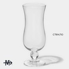 Набор бокалов из стекла харрикейн Magistro «Овация», 400 мл, 7,5×20 см, 6 шт - Фото 2