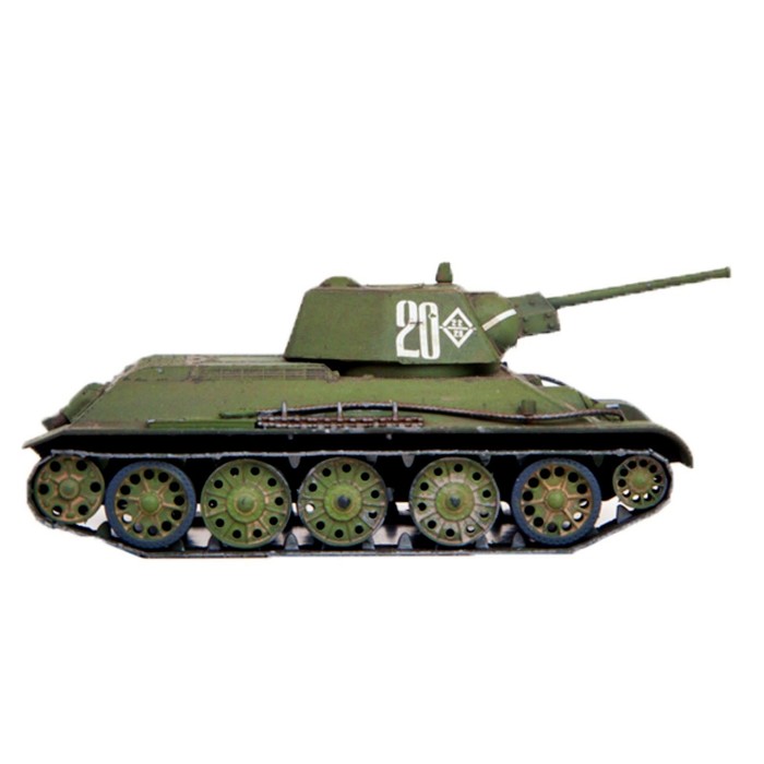 Сборная модель-танк «Великие противостояния: Т-34/76 против Пантеры» Звезда, 1/72, (5202) - фото 1906835979