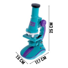 Микроскоп детский, цвет бирюзовый