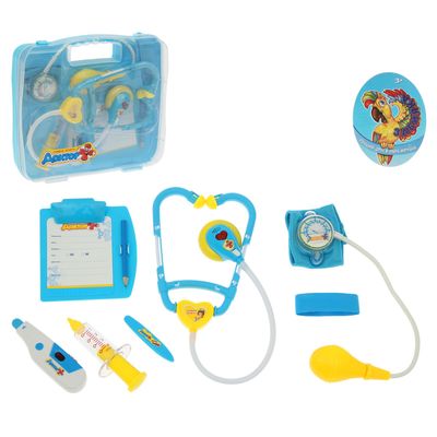 Игровой набор доктора «Маленький врач-1», жёлто-голубой, работает от батареек