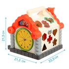 Игрушка развивающая логическая «Домик с ручкой», световые и звуковые эффекты, счёты, пианино, сортер - Фото 2