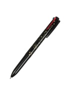 Набор шариковых ручек, 3 штуки, автоматические, 4-цветная, чёрный корпус, с рисунком  (артикул 261907)  большой выбор товаров оптом и в розницу по низким ценам с доставкой