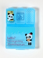 Таблетница, 9.2×6.5×1.6 см, 4 секции, МИКС - Фото 4