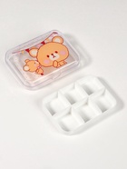 Таблетница «Милашки», 6 секций, 9.2 см × 6.2 см × 2 см, белая - Фото 2