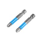 Биты ТУНДРА, намагниченные, сталь CrV, PH3×50 мм, 2 шт. - Фото 3