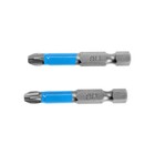 Биты ТУНДРА, намагниченные, сталь CrV, PH3×50 мм, 2 шт. - Фото 4