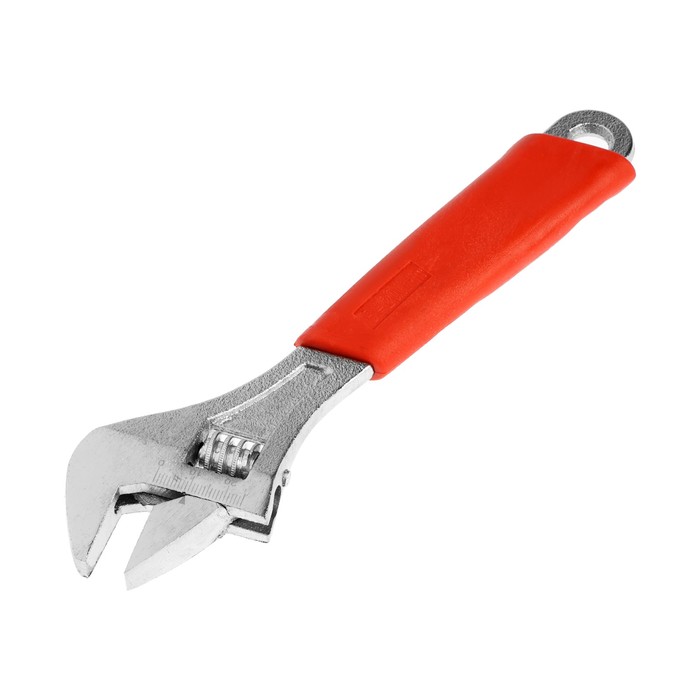 Ключ разводной ЛОМ, пластиковая рукоятка, 200 мм - Фото 1