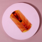 Расчёска двусторонняя, 10,5 × 5 см, цвет «янтарный» - фото 8657596