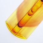 Расчёска двусторонняя, 10,5 × 5 см, цвет «янтарный» - фото 8303609