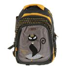 Рюкзак школьный эргономичная спинка для девочки Pulsar 8049-151, 38*25*20 «Кошка», чёрный 8049-151 - Фото 1