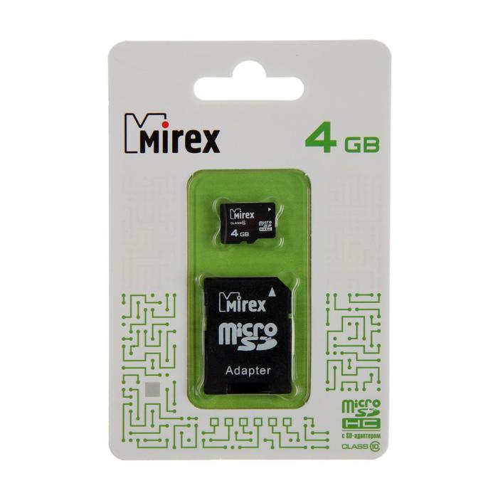 Mirex карта памяти microsdhc 32 гб