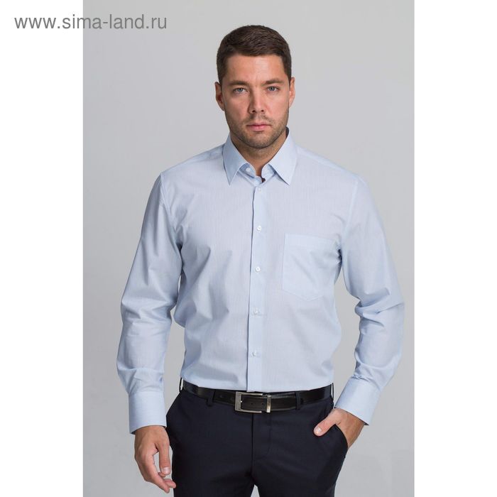 Рубашка мужская John Jeniford JJ-142050-SL2, normal fit, размер 44 - Фото 1