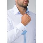 Рубашка мужская William Hurd WH-152177-SL46, slim fit, размер 42 - Фото 3