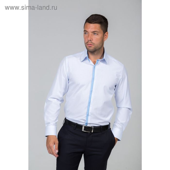 Рубашка мужская William Hurd WH-152177-SL46, normal fit, размер 43 - Фото 1