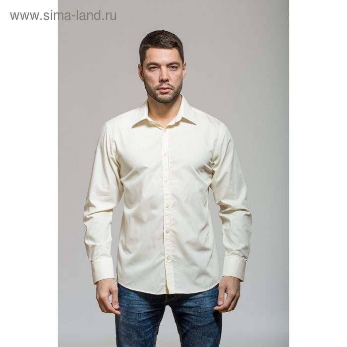 Рубашка мужская John Jeniford JJT-141-601, slim fit, размер 39 - Фото 1
