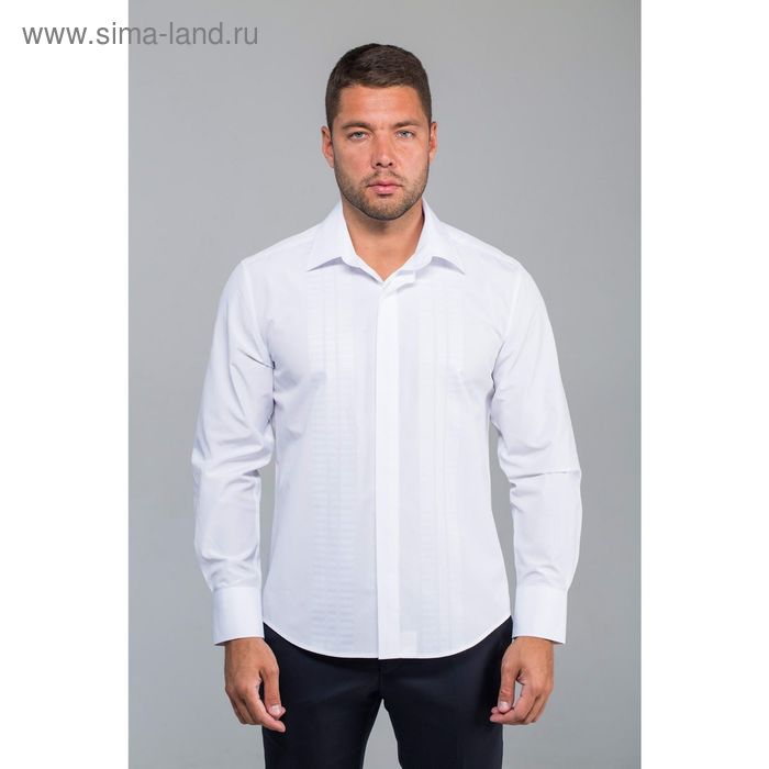 Рубашка мужская John Jeniford JJ-142021-SL2, slim fit, размер 42 - Фото 1