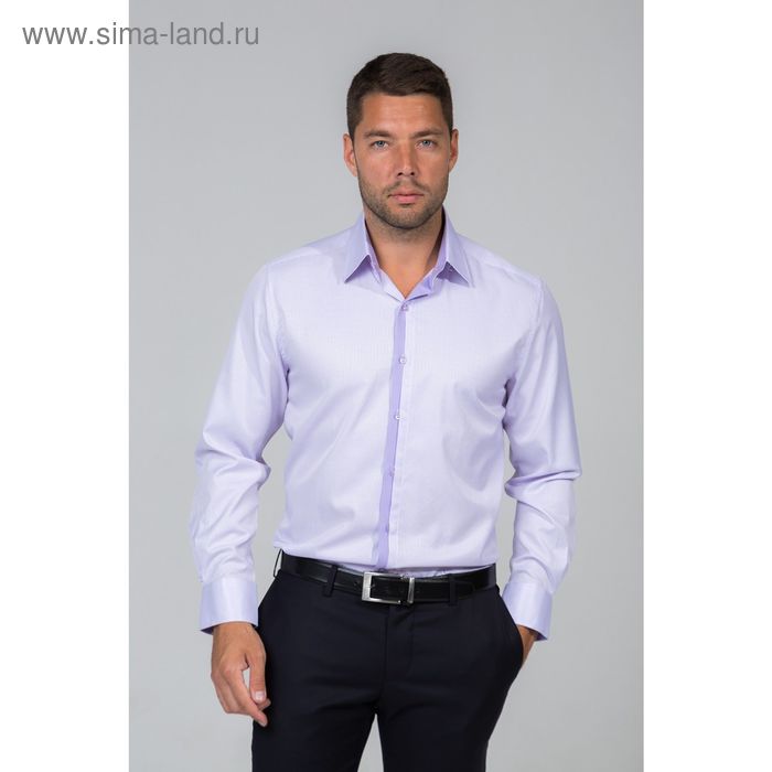 Рубашка мужская William Hurd WH-152176-SL46, normal fit, размер 43 - Фото 1