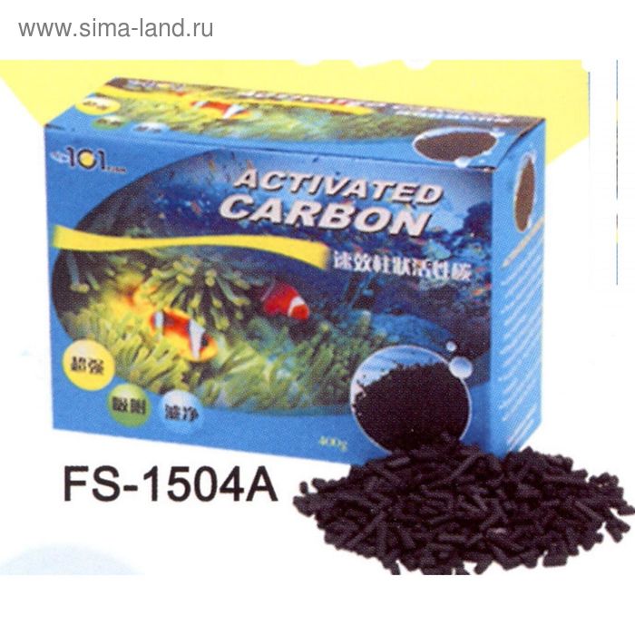 Наполнитель "ACTIVATED CARBON" уголь активированный 400гр - Фото 1