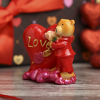 Сувенир "Мишка в костюме с сердцем и цветами" 7×3,6×5,9 см МИКС - Фото 5