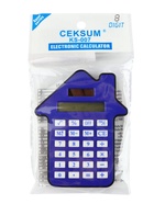 Калькулятор настольный «Домик» 8-разрядный, синий - Фото 5