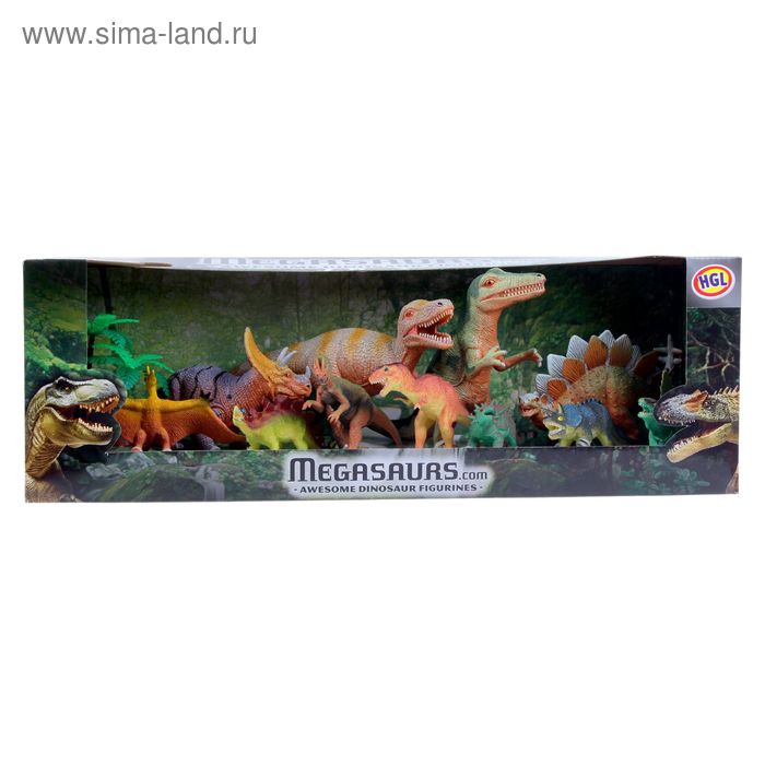Набор игровой динозавров (11 дино+дерево) SV10804 - Фото 1