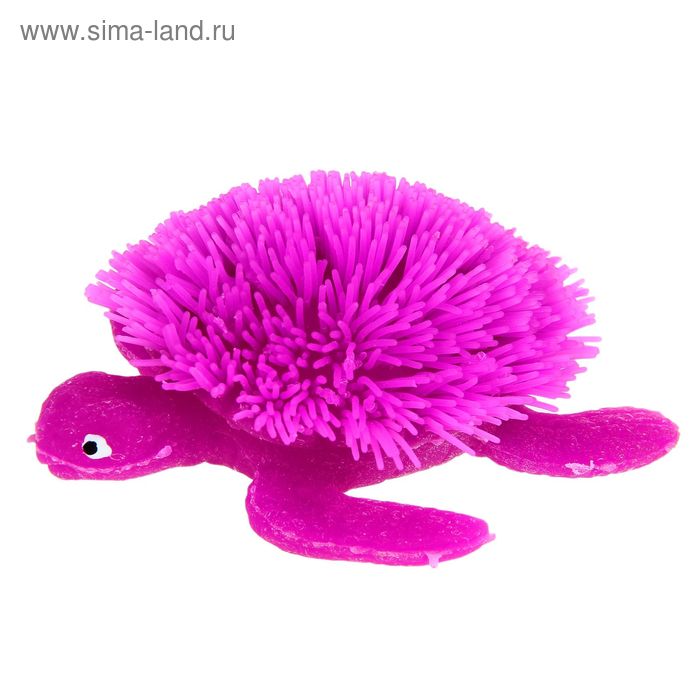 Игрушка "Фигурка черепахи с резиновым ворсом", с подсветкой, МИКС - Фото 1