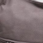 Сумка женская на молнии, отдел с перегородкой, наружный карман, цвет коричневый - Фото 4