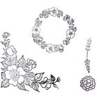 Набор штампов для раскрашивания "Акварельные веночки", 14 х18 см - Фото 2