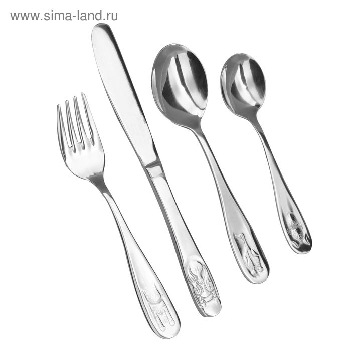 Набор детский Regent inox Bimbo, 4 предмета - Фото 1