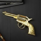 Зажигалка-револьвер газовая «За доблесть и отвагу», формовая - Фото 1