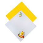 Набор полотенец Collorista "Цыпленок" 30х30см - 2 шт, 100% хлопок, 350 гр/м2 - Фото 1