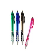 Стираемая ручка, шариковая, автоматическая, синий стержень, узел 0.8 мм, МИКС - Фото 1