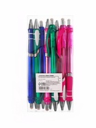 Стираемая ручка, шариковая, автоматическая, синий стержень, узел 0.8 мм, МИКС - Фото 7