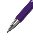 Стираемая ручка, шариковая, автоматическая, синий стержень, узел 0.8 мм, прорезиненный квадратный корпус, МИКС - Фото 8