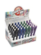 Стираемая ручка, шариковая, автоматическая, синий стержень, узел 0.8 мм, прорезиненный квадратный корпус, МИКС - Фото 10