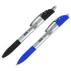 Ручка шариковая со стираемыми чернилами, линия 0,8 мм, автоматическая, стержень синий, корпус серебристый МИКС - Фото 1