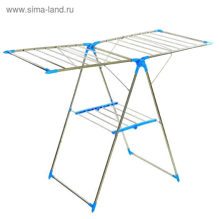 Сушилка для белья напольная складная, цвет МИКС - Фото 1