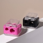 Точилка косметическая, с двойной крышкой, двойная, МИКС - Фото 7