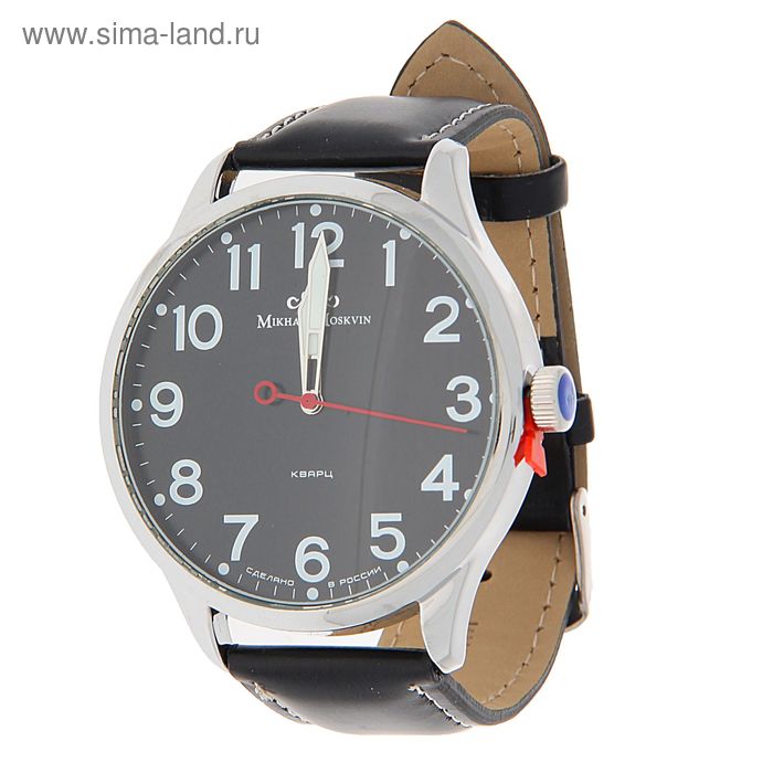 Часы наручные мужские "Михаил Москвин классика" кварцевые модель 1204A1L1 - Фото 1